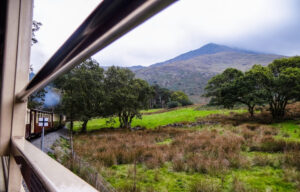 scenery from train window